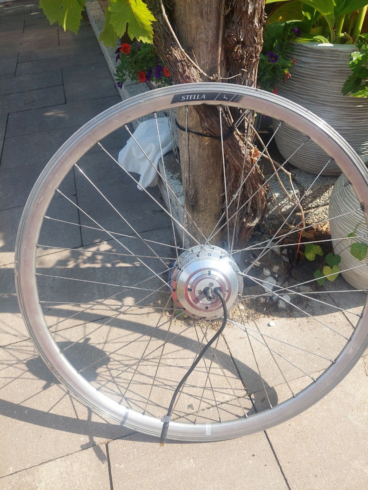 Stella vicenza voorwiel met motor, Gebruikt, Stella, Ophalen of Verzenden, Aluminium