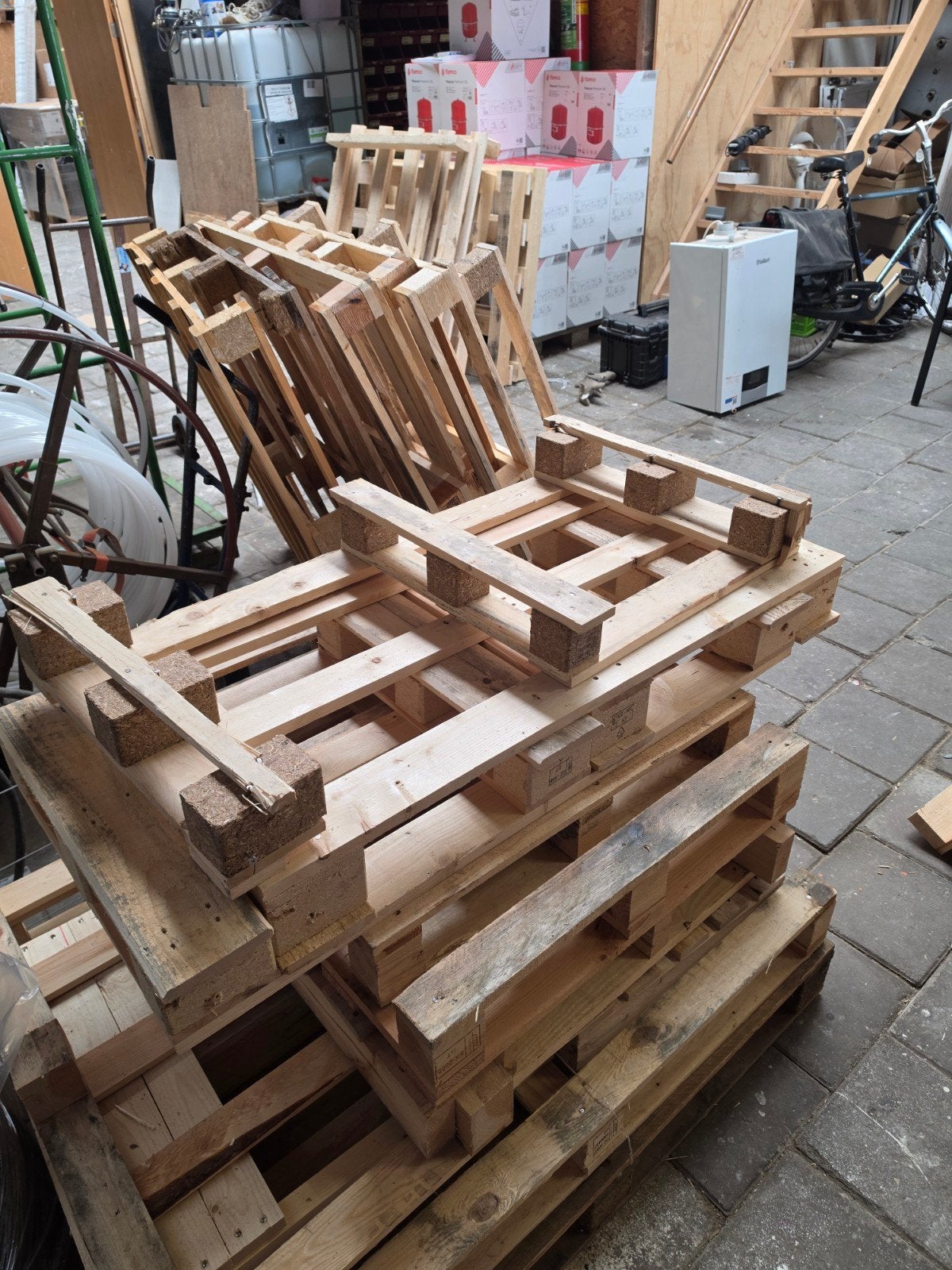 Gebruikte Pallets - Diverse Maten en Condities, Gebruikt, Ophalen of Verzenden, 50 mm of meer, Pallet