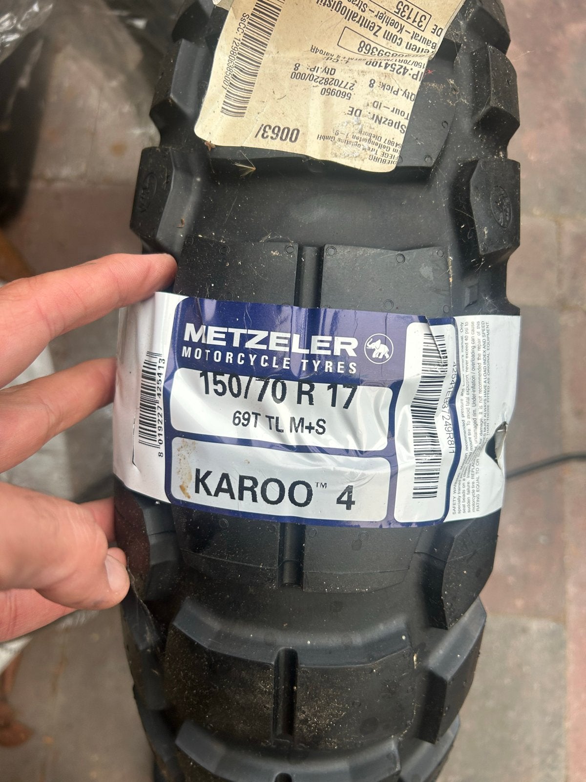 Metzeler Karoo 4 Bandenset 110/80-19 & 150/70-17 DOT 2023/20, Motoren, Ophalen, Nieuw