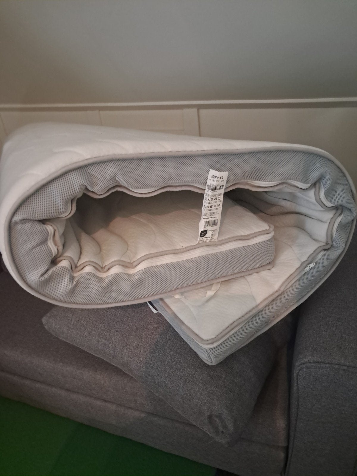 Lidl Topper KS 180x200 cm, Huis en Inrichting, Slaapkamer | Matrassen en Bedbodems, Ophalen, Nieuw, 200 cm, 180 cm
