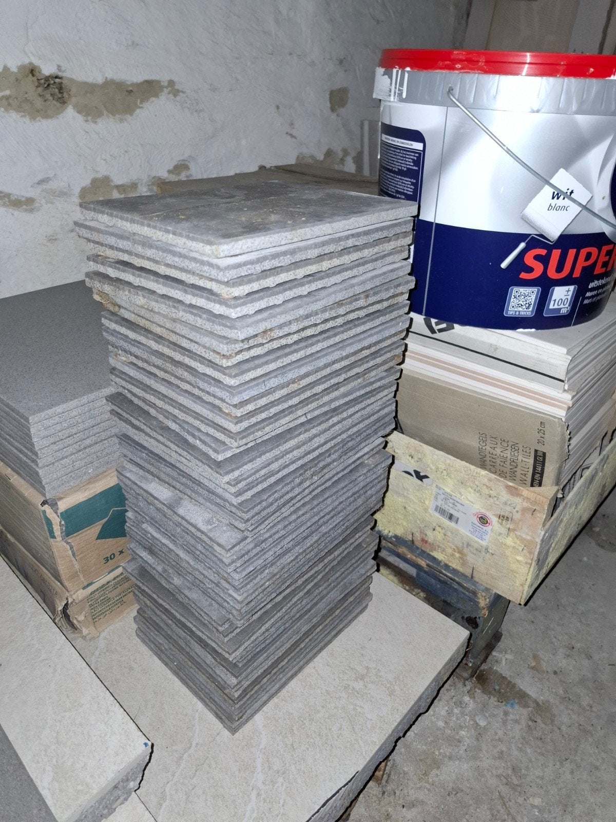 Tegel plateautjes 20 x 15 cm antraciet, Doe-het-zelf en Verbouw, Tegels, Ophalen, 60 cm of meer, Nieuw, Minder dan 5 m²