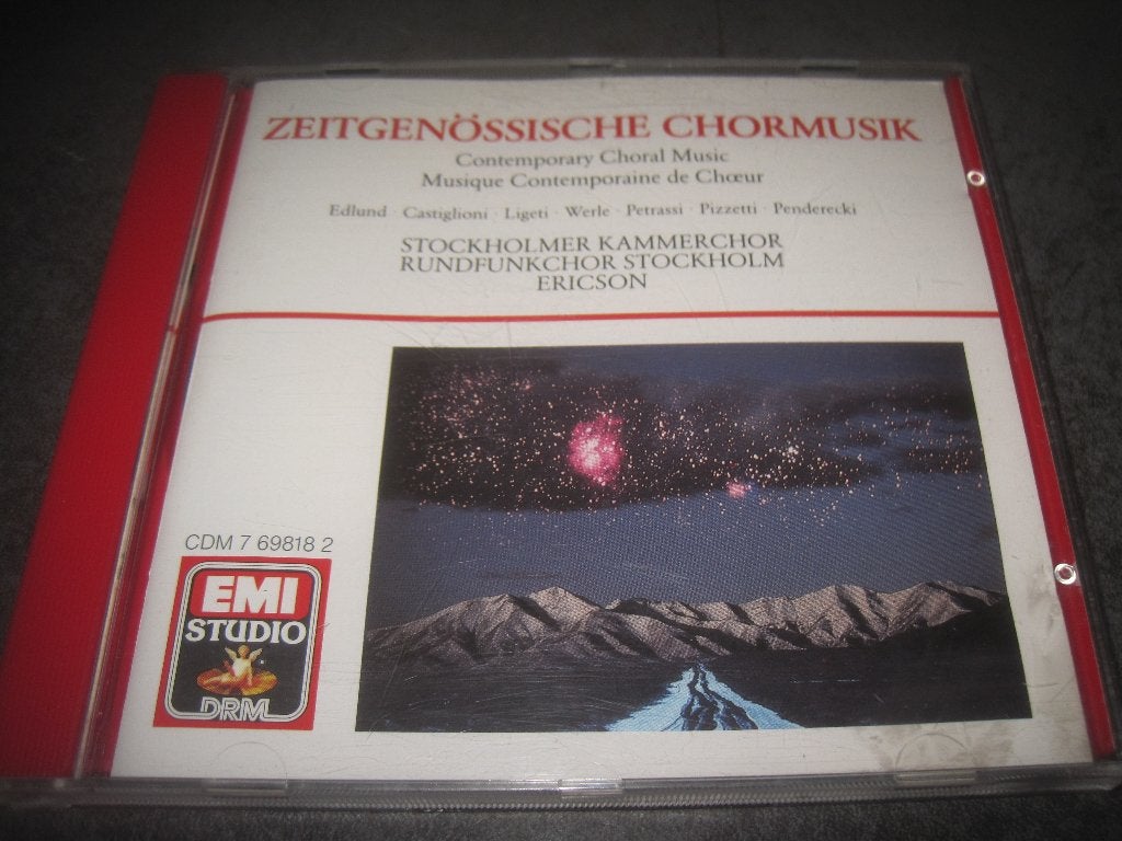 Ligeti Penderecki Edlund ea 20ste eeuws koorwerk EMI, Ophalen of Verzenden, Classicisme, Zo goed als nieuw, Kamermuziek