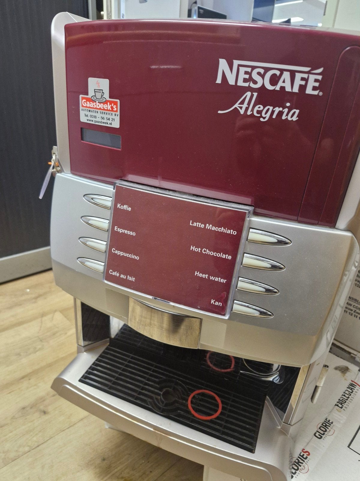 Nescafé Alegria Koffiemachine - Diverse Dranken, Ophalen, Gebruikt