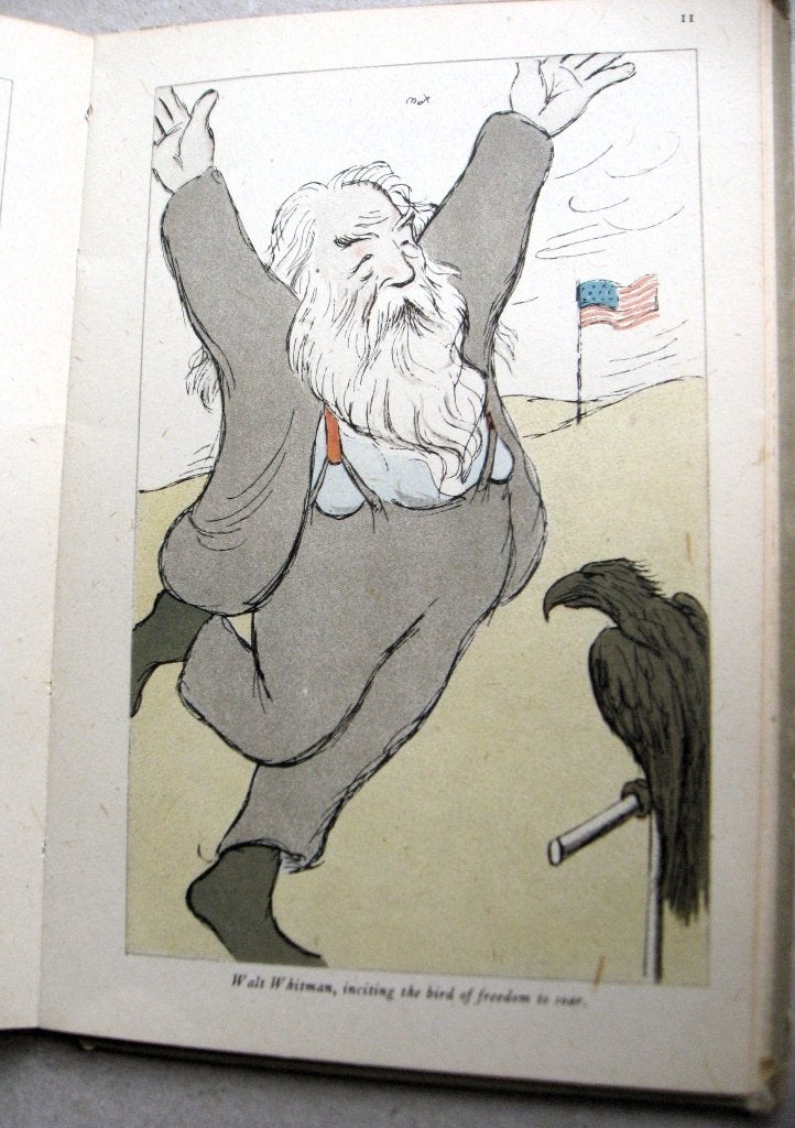 Poets Corner, spotpenten van Max Beerbohm, Antiek en Kunst, Ophalen of Verzenden, Max Beerbohm