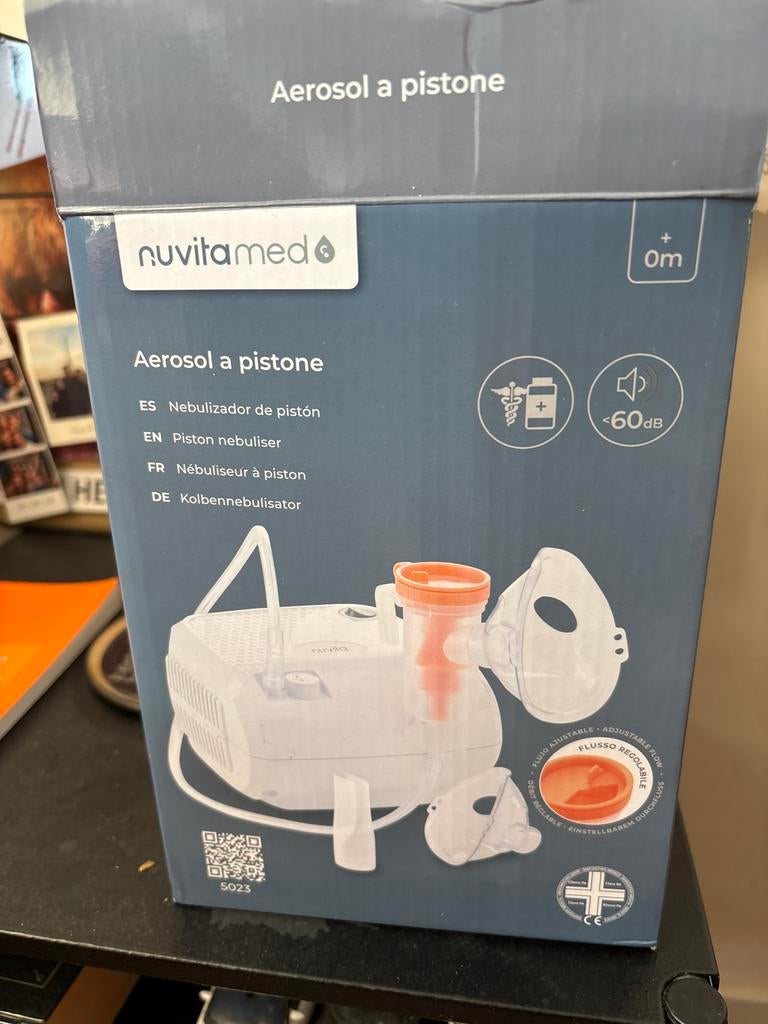 Nuvita Med Piston Vernevelaar - Aerosol a Pistone, Ophalen of Verzenden, Nieuw, Overige typen