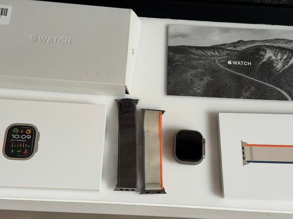 Apple Watch Ultra 2 49mm LTE Zo goed als nieuw 94% Compleet!, Telecommunicatie, Mobiele telefoons | Apple iPhone, Ophalen of Verzenden