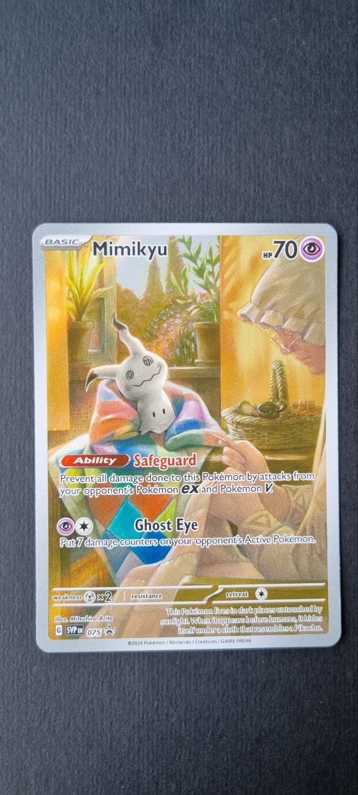 Mimikyu SVP 018/075, Ophalen of Verzenden, Zo goed als nieuw, Losse kaart