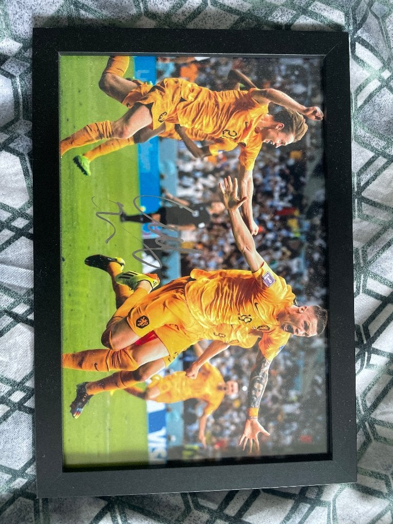 Handtekening Wout weghorst, Verzamelen, Ophalen of Verzenden, Zo goed als nieuw, Buitenlandse clubs, Spelerskaart