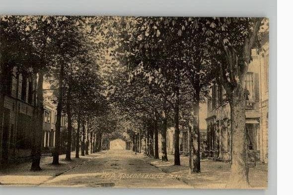 Velp Rosendaalsche Laan st 1908, Verzenden, Voor 1920, Gelopen, Gelderland