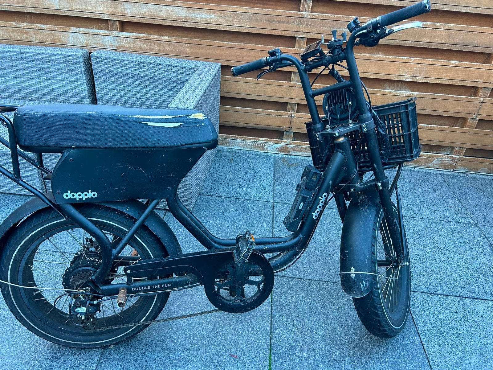 Doppio fatbike elektrische fiets, Fietsen en Brommers, Ophalen, Gebruikt, Overige merken