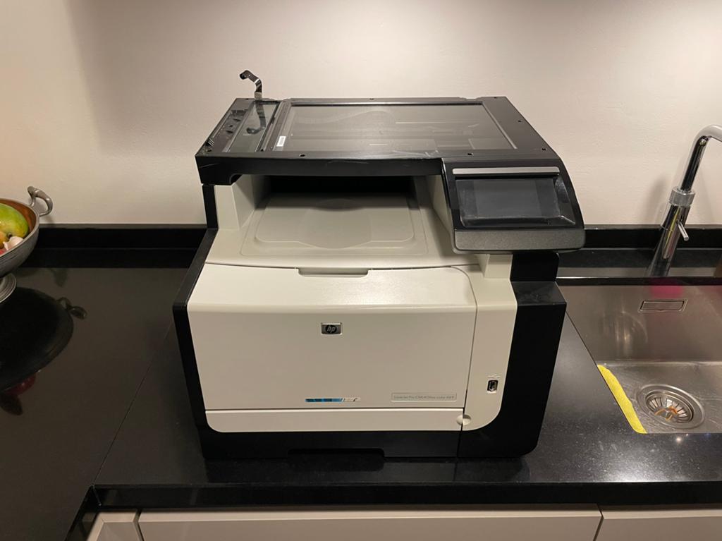 HP LaserJet Pro CM1415fnw kleur laserprinter, Computers en Software, Printers, Ophalen, Hp, Kleur printen, Gebruikt