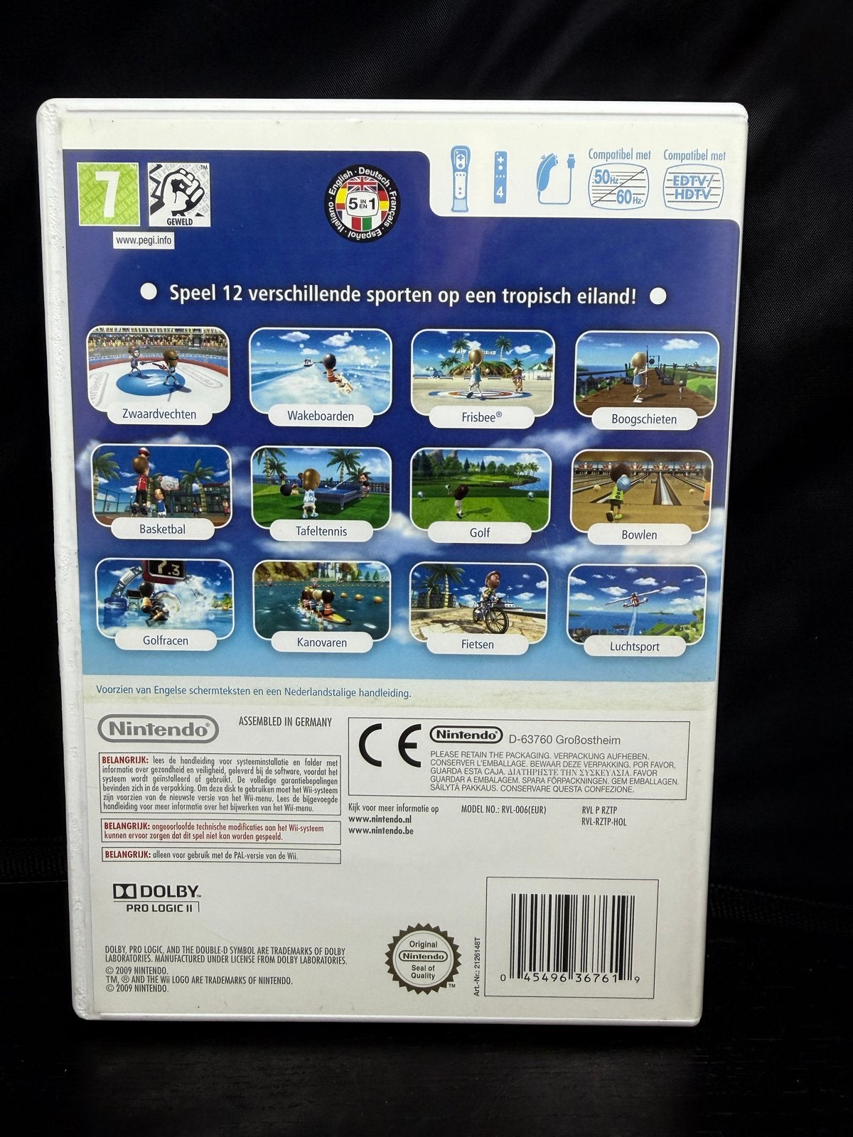 Wii Sports Resort voor Nintendo Wii - Zo goed als nieuw, Spelcomputers en Games, Games | Nintendo Wii, D, Eén computer, Ophalen of Verzenden