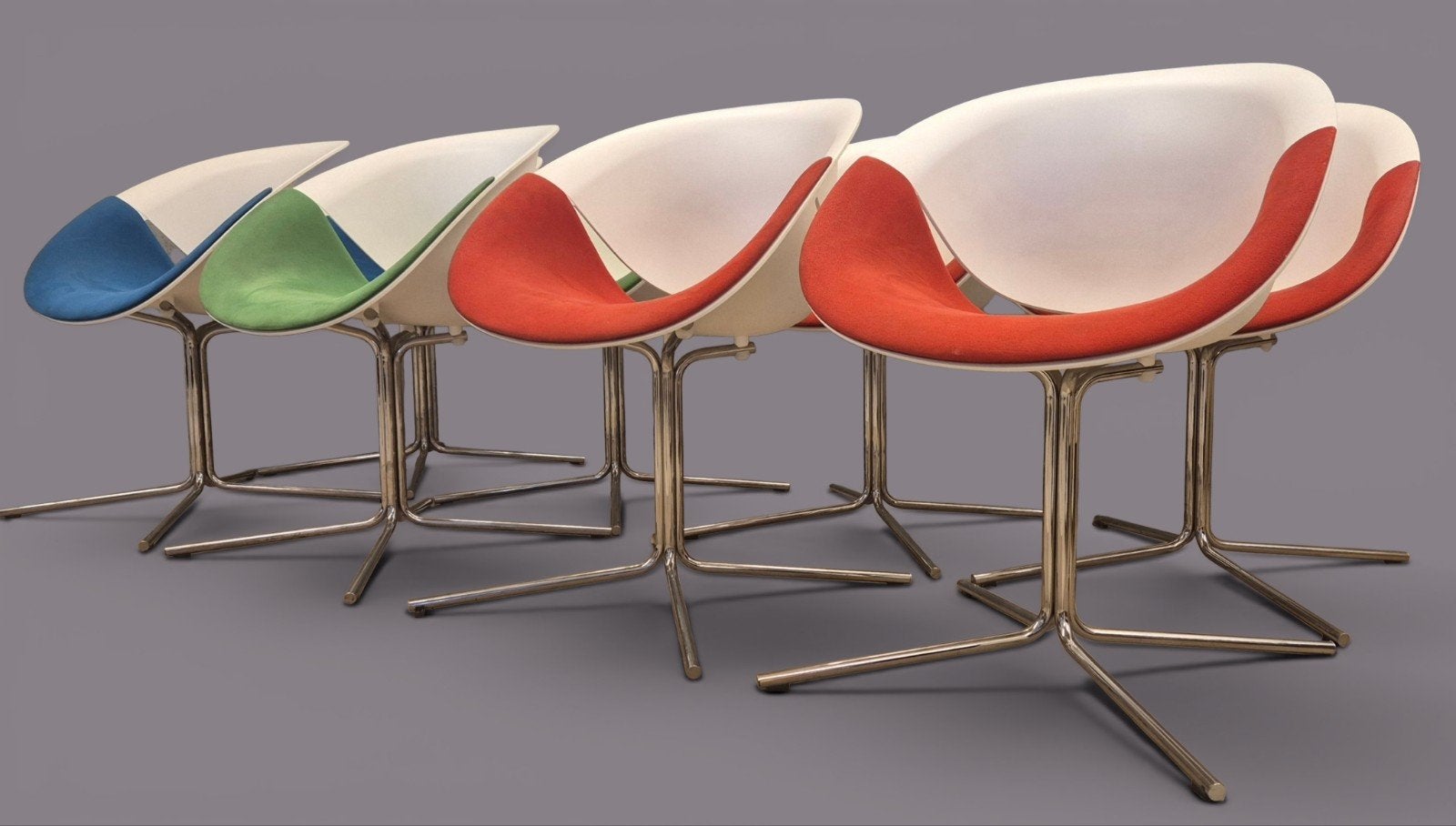 8x Maxdesign So Happy designstoelen Marco Maran, Ophalen, Kunststof, Gebruikt, Overige kleuren