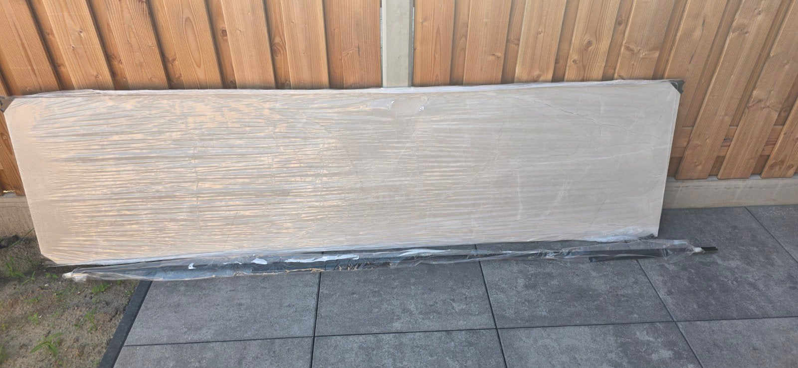 Keuken achterwand inclusief zwart montageprofiel., Huis en Inrichting, Ophalen, 50 tot 100 cm, 200 cm of meer