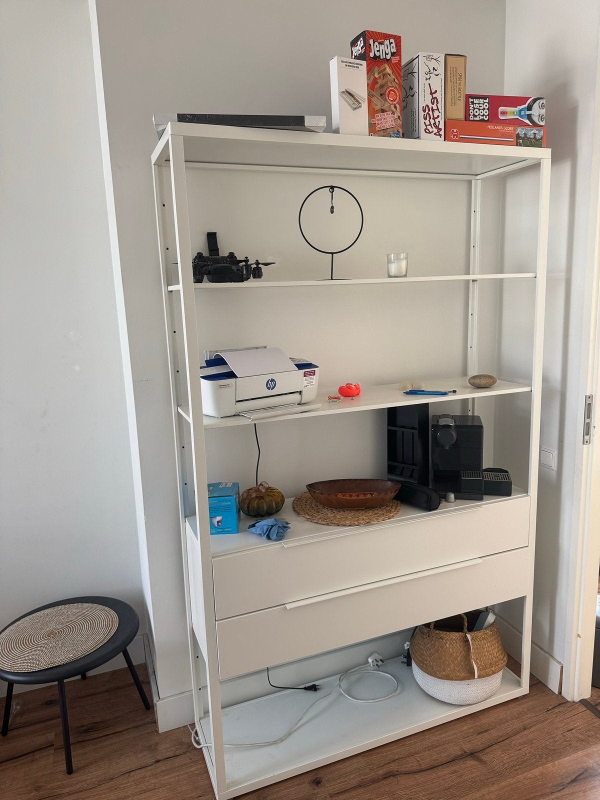IKEA metalen dressoir wit 192x118x35 cm, Ophalen, Gebruikt