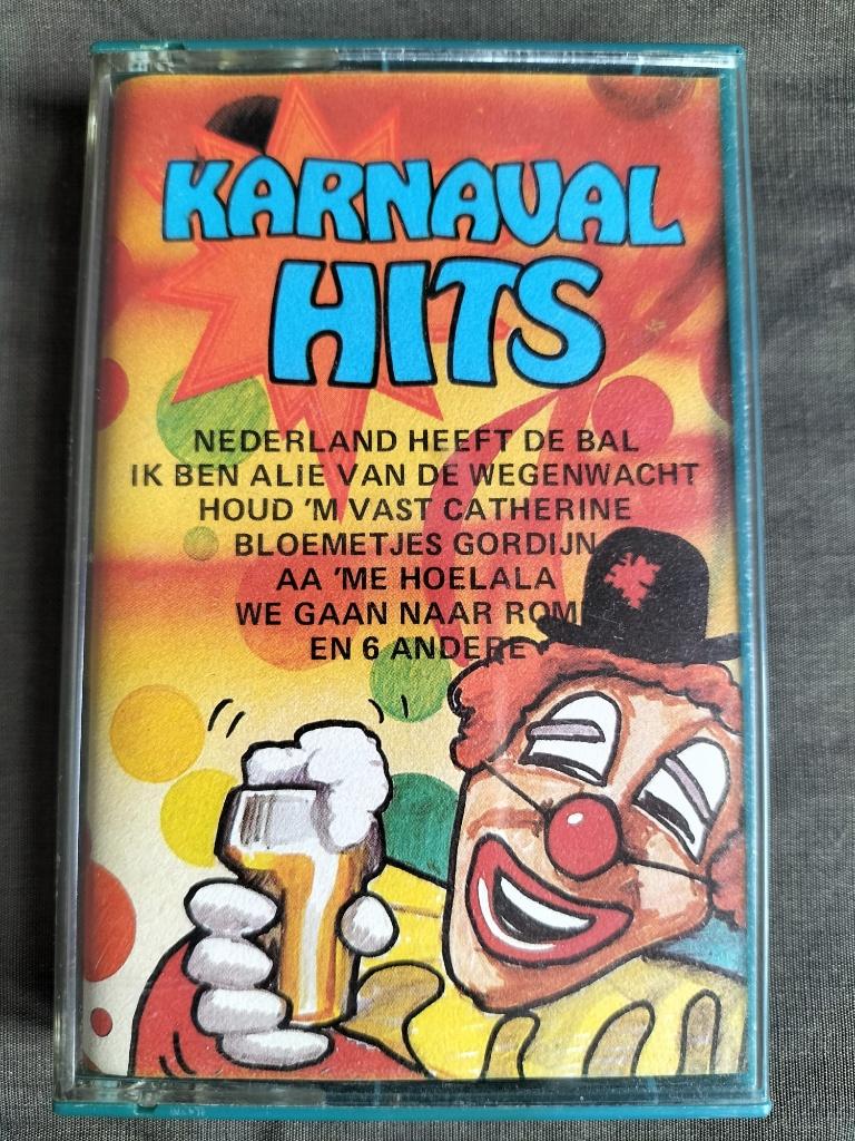 Karnaval hits / Carnaval cassettebandje, Cd's en Dvd's, Cassettebandjes, 1 bandje, Ophalen of Verzenden, Zo goed als nieuw, Origineel
