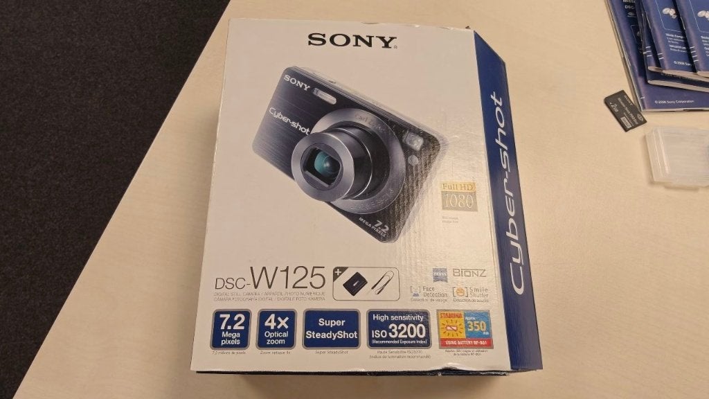 Sony Cyber-shot DSC-W125, 7 megapixels, Ophalen of Verzenden, Zo goed als nieuw, Compactcamera