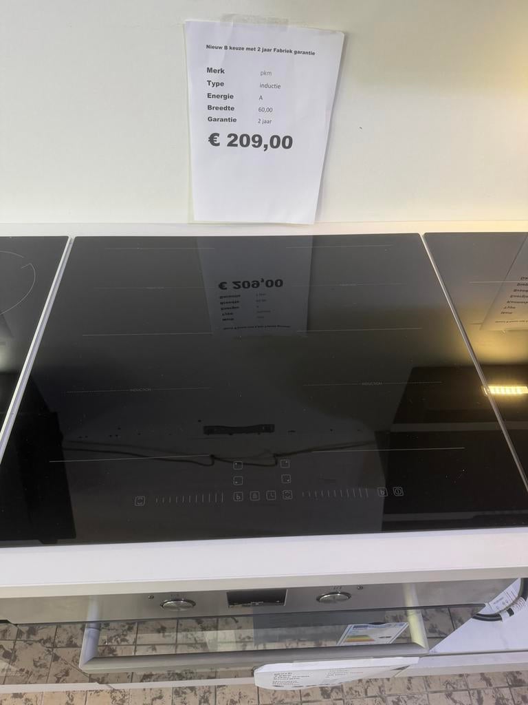Inductie kookplaat inbouw nieuw
