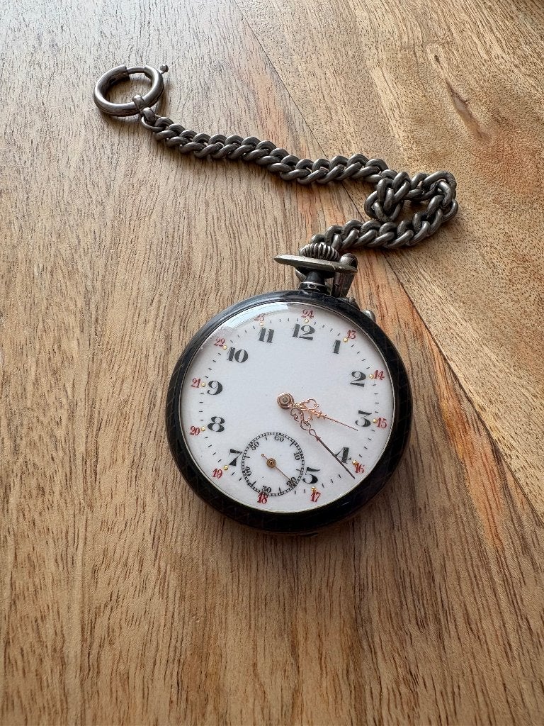 Remontoir zakhorloge, Ophalen, Zilver