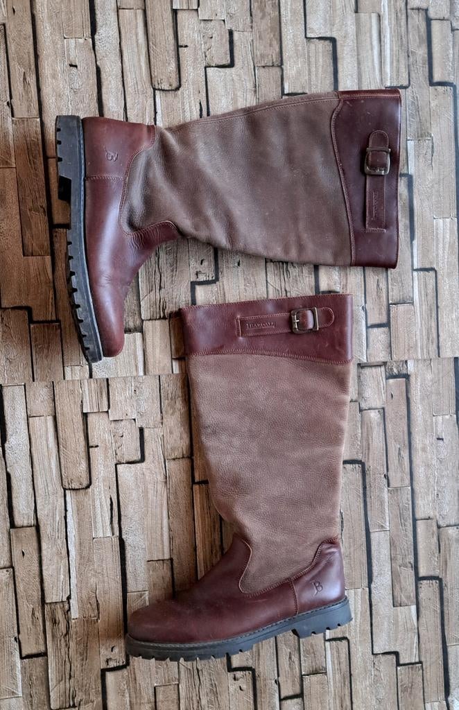 John Bardale- stoere leren outdoor laarzen, 46, Bruin, Verzenden, Boots, Zo goed als nieuw