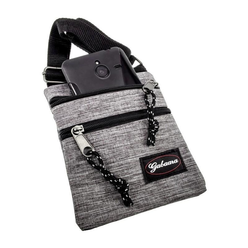 Sportieve Crossbodytas Grijs Unisex Nektasje Bodysafe Platte, Sieraden, Tassen en Uiterlijk, Tassen | Schoudertassen, Birgitta-Gracht 33, 6465 EL Kerkrade, Nederland