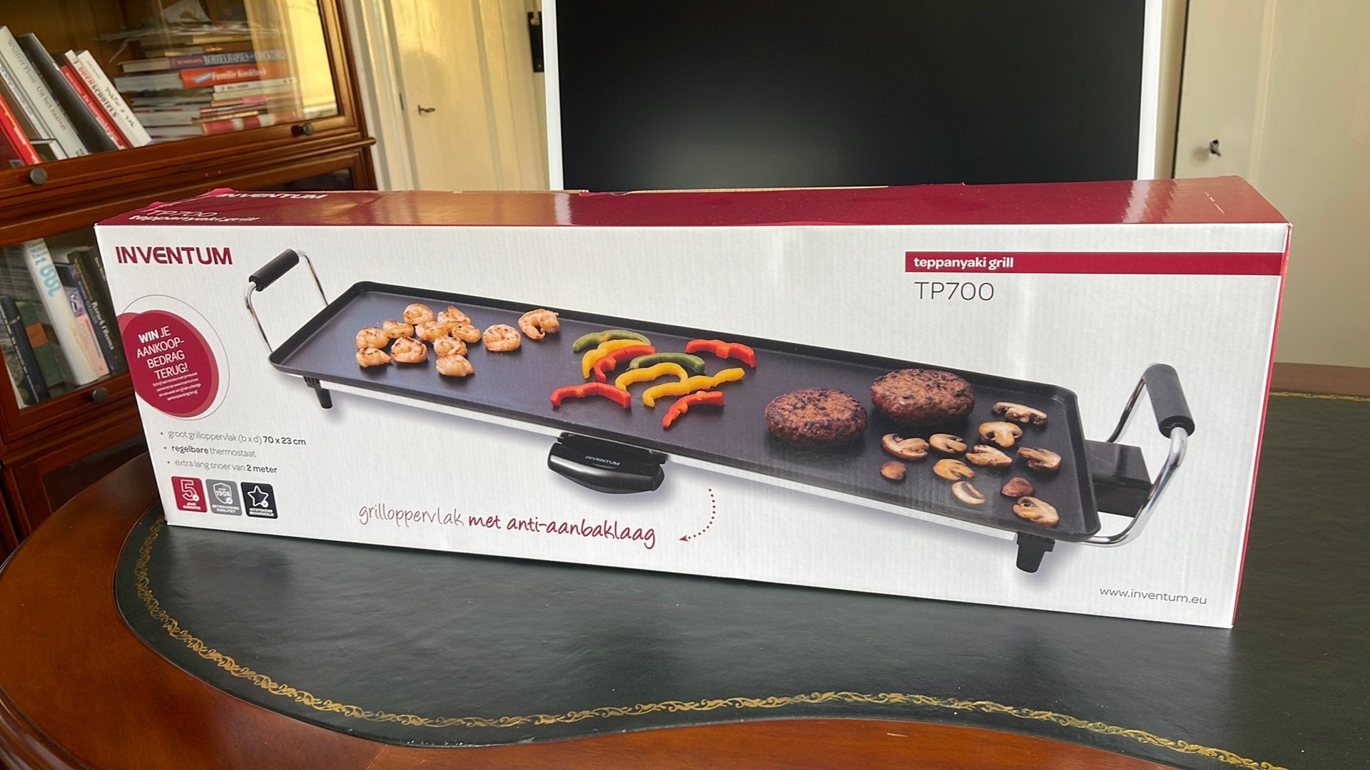 Teppanyaki grill, Ophalen, Nieuw
