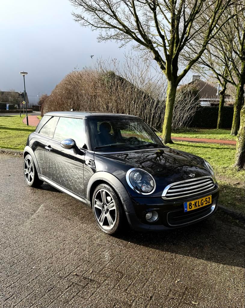 Mini 1.6 ONE 2013 Zwart, Auto's, Mini, Particulier, One, Airbags, Airconditioning, Bi-Xenon koplampen, Bluetooth, Centrale vergrendeling