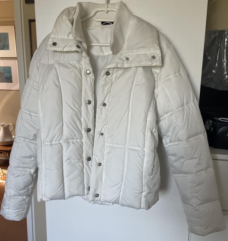 Pescara jack, wit, maat L, gevoerd, Kleding | Dames, Jassen | Winter, Wit, Maat 42/44 (L), Pescara, Ophalen of Verzenden