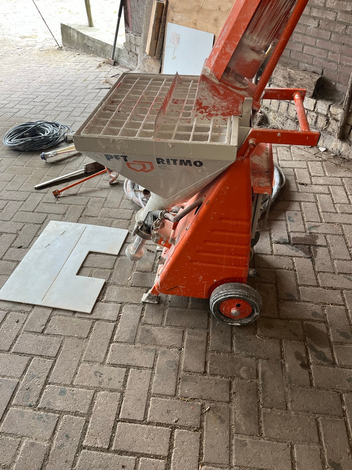 PFT Ritmo M Plus pleisterspuitmachine te koop, Ophalen of Verzenden