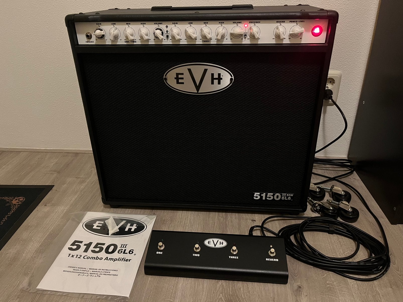 EVH 5150III 50W 6L6 1x12 Combo, Muziek en Instrumenten, Versterkers | Bas en Gitaar, Zo goed als nieuw, Gitaar, 50 tot 100 watt