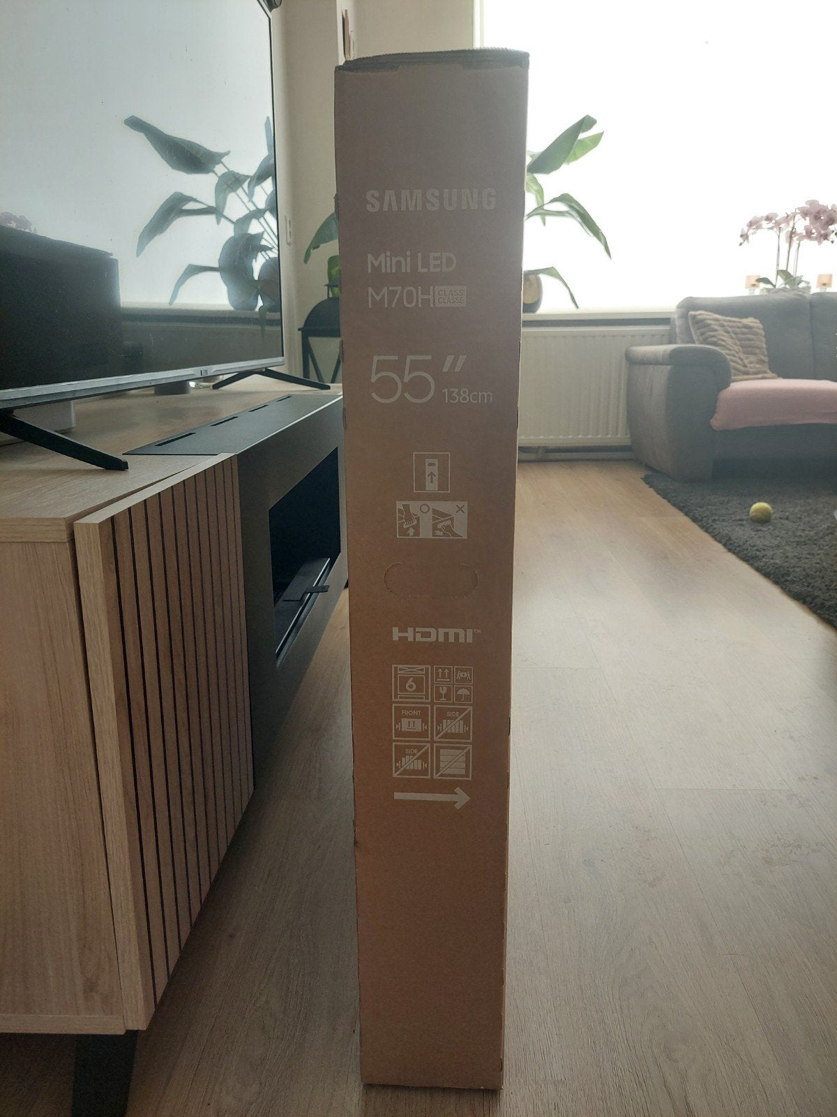 Samsung Mini LED 55 inch 4K Smart TV M74H (2026), Audio, Tv en Foto, Televisies, Ophalen, LED, Nieuw, 100 Hz