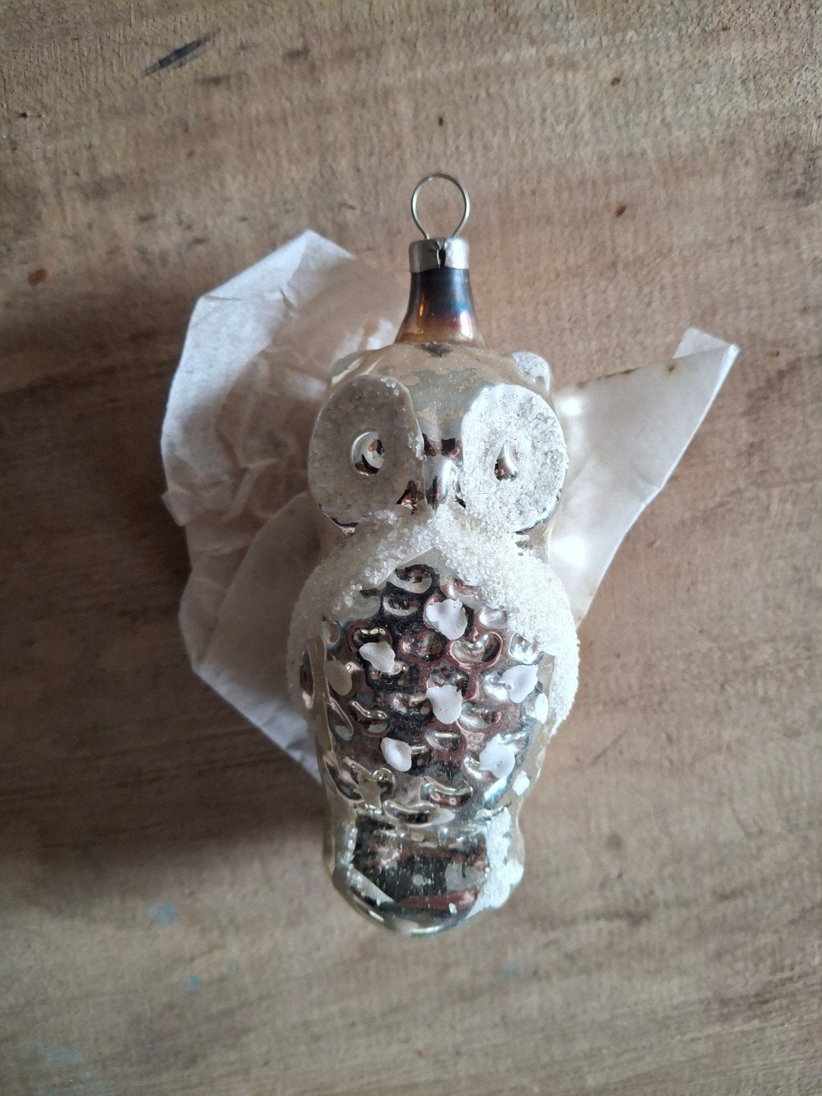 oude kerstboom hanger uil, Ophalen of Verzenden