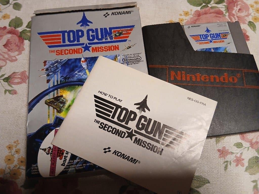 Top Gun The Second Mission NES – PAL B/FRA –compleet in doos, Spelcomputers en Games, Avontuur en Actie, Gebruikt, Verzenden, 1 speler