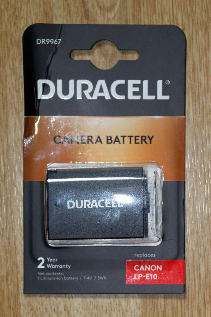 Duracell DR9967 accu (Canon LP-E10), Ophalen of Verzenden, Nieuw