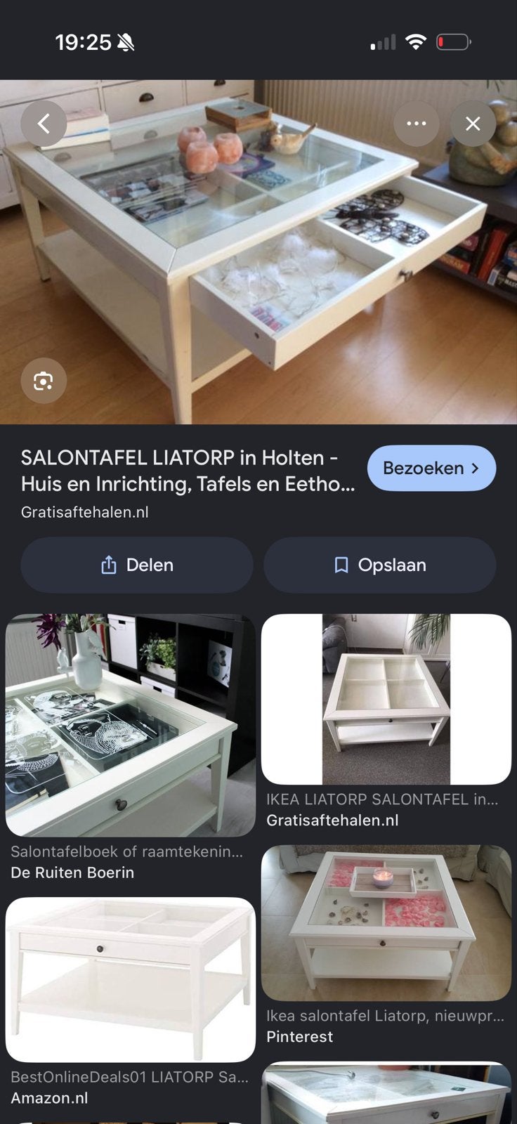 IKEA Ektorp 3-zitsbank - Poot wat los, Ophalen, Gebruikt, Driepersoons, 75 tot 100 cm