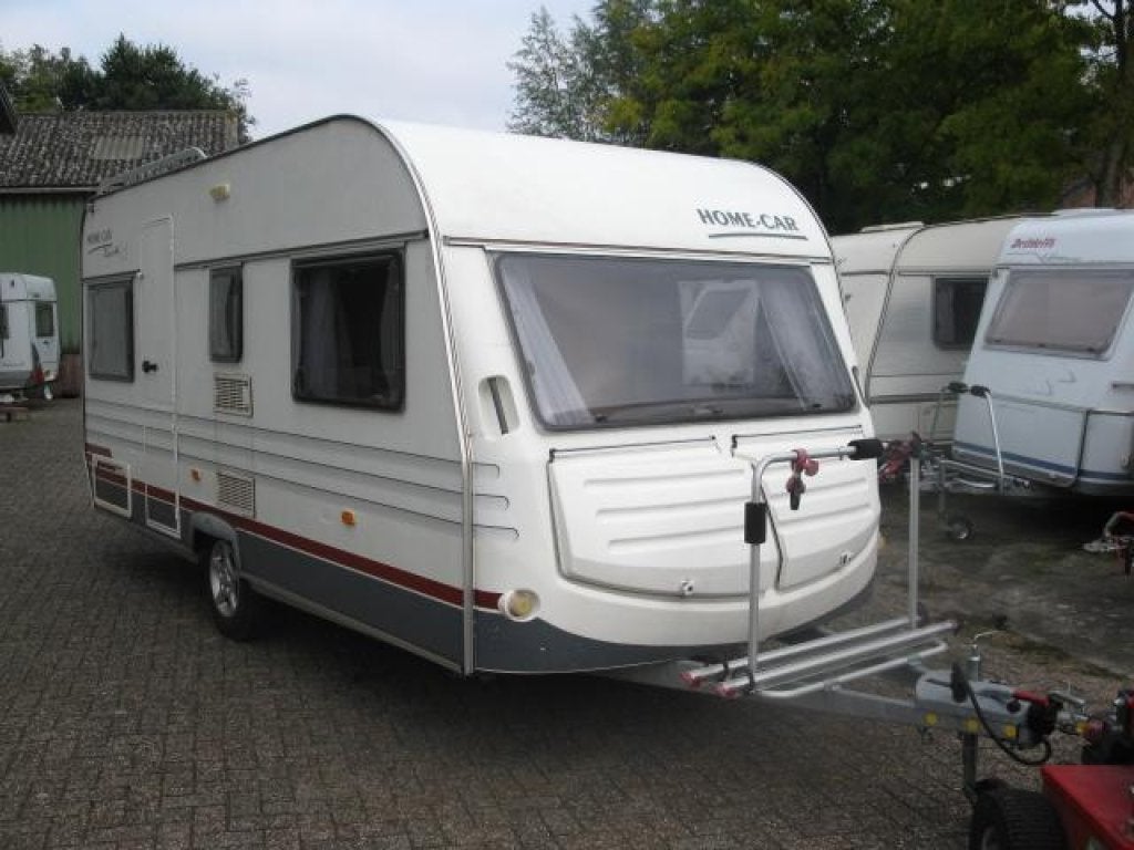 Home-Car Racer Trophy 44 bj 2000 met voortent, Caravans en Kamperen, Home-car, Rondzit, Dwarsbed, Fietsenrek