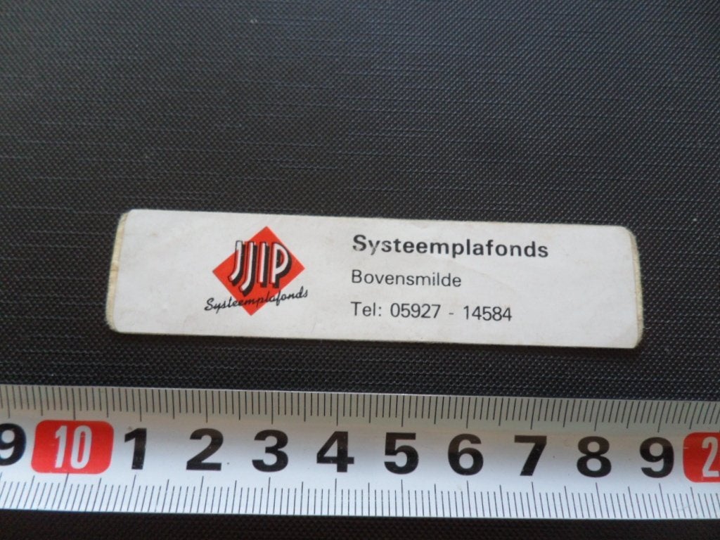 sticker bovensmilde JJIP systeemplafonds *, Ophalen, Zo goed als nieuw