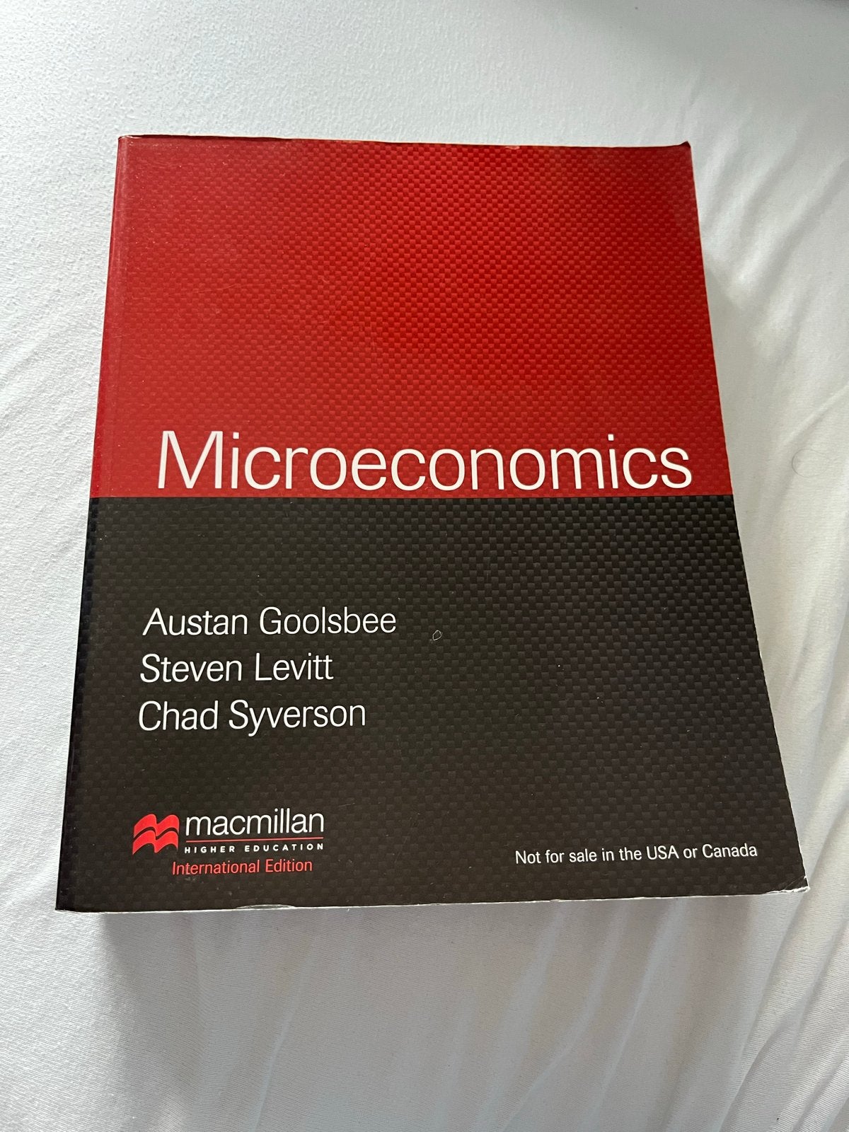 Microeconomics - Goolsbee, Levitt, Syverson (Internationale, Boeken, Ophalen of Verzenden, Gamma, Zo goed als nieuw, WO