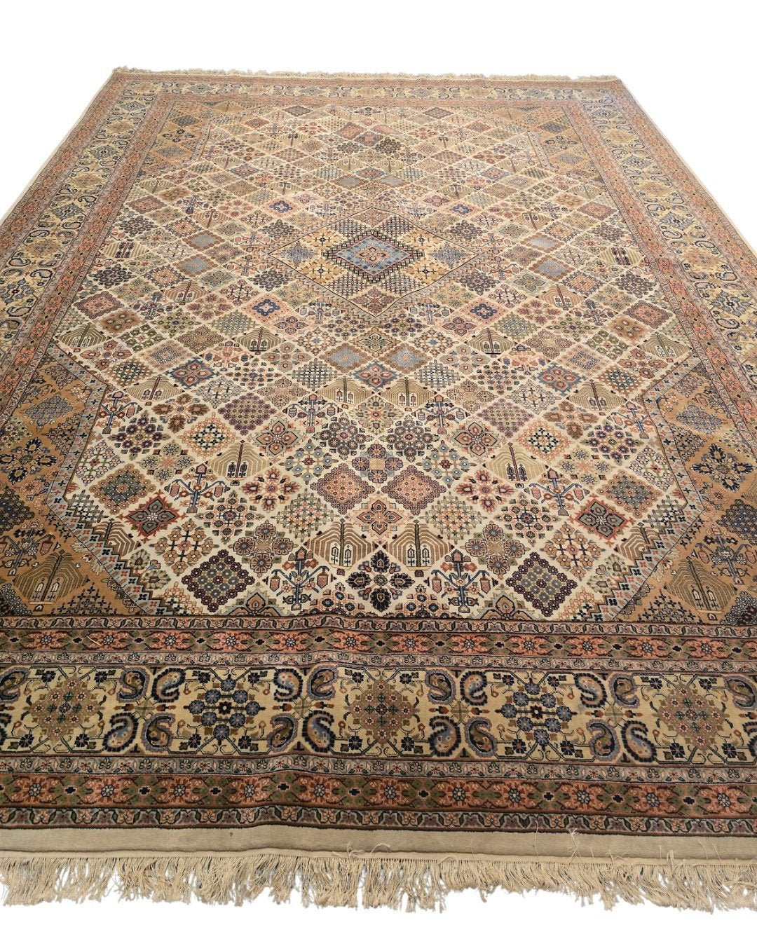XXL Groot Perzisch tapijt MeyMeH 414x306 wollen vloerkleed