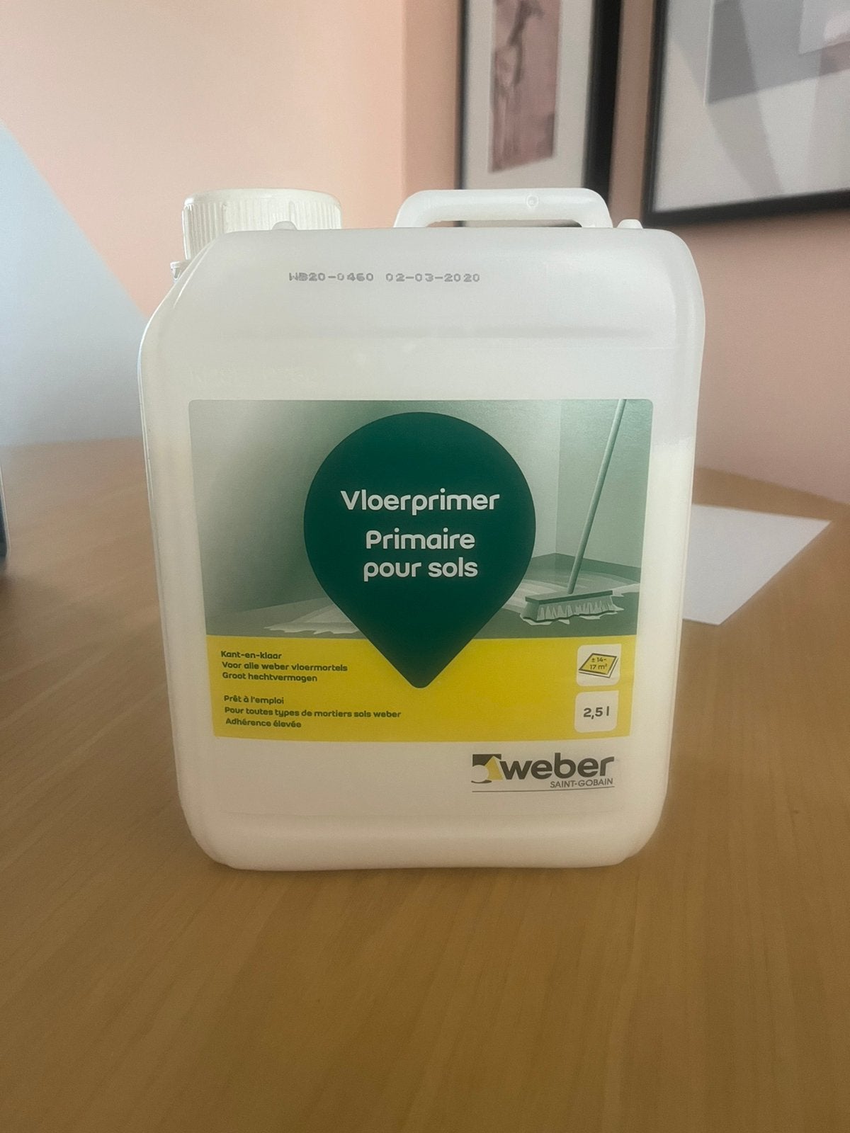 Vloerprimer Weber 2,5l, Ophalen, Nieuw, Overige typen