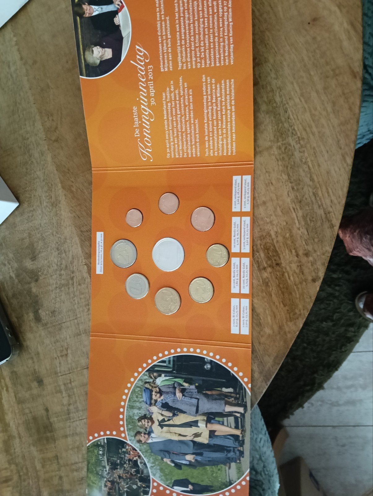 De laatste Koninginnedag muntset 2013, Postzegels en Munten, Munten | Nederland, Ophalen of Verzenden, Koningin Beatrix, Euro's