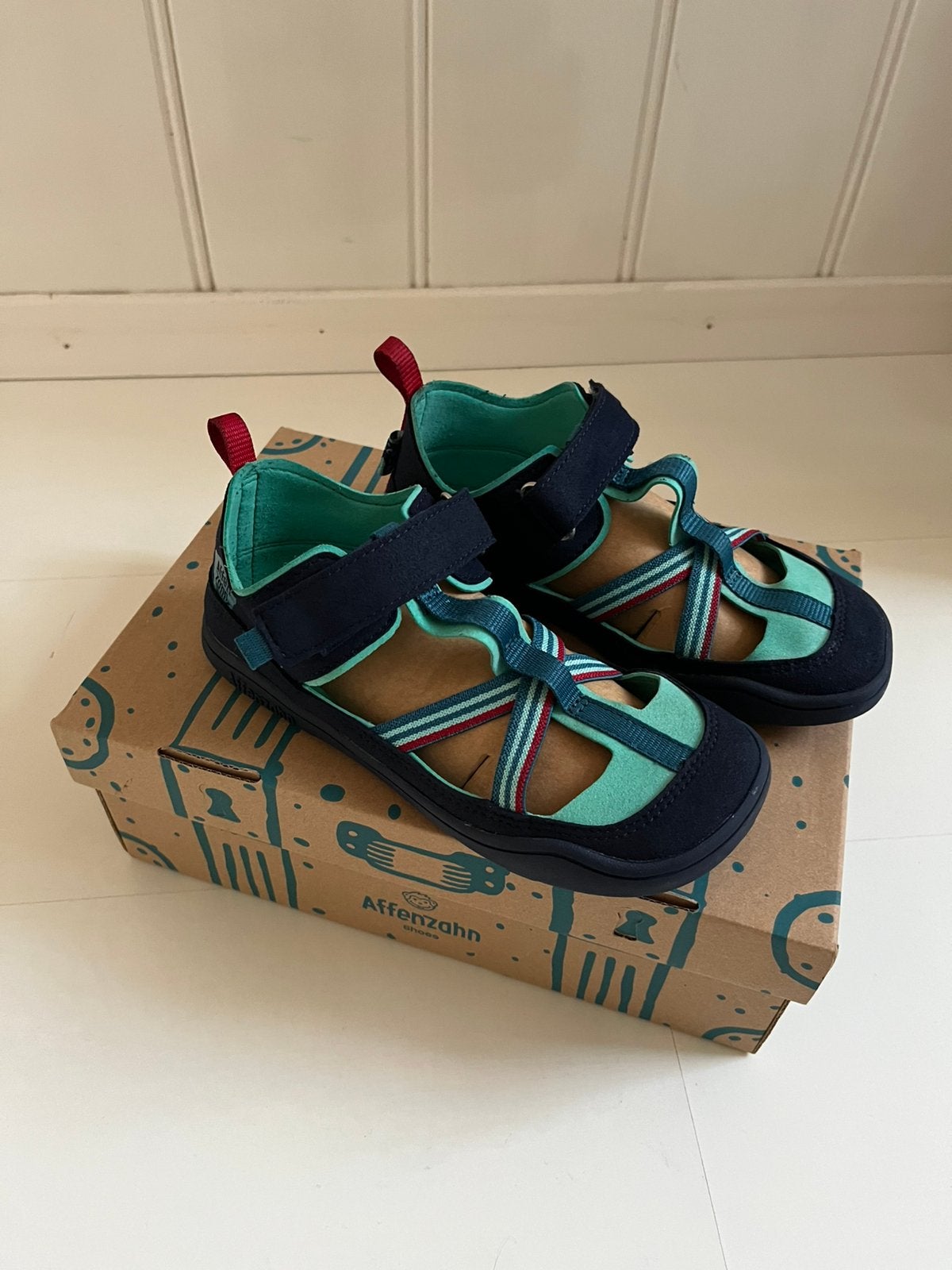 Affenzahn barefoot sandalen schoenen maat 31, Kinderen en Baby's, Schoentjes, Zo goed als nieuw, Verzenden, Jongetje of Meisje