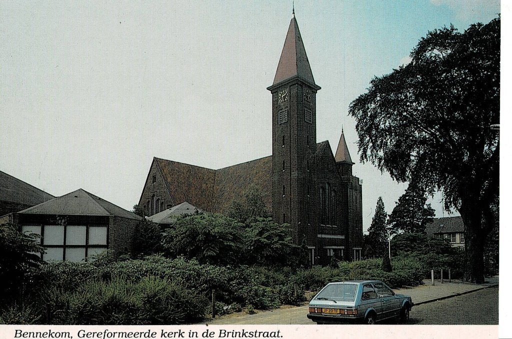 Bennekom, Kerk, auto, Ophalen of Verzenden, 1960 tot 1980, Ongelopen, Gelderland