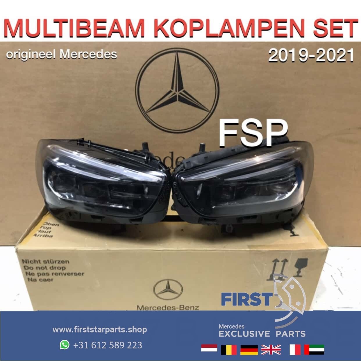 W247 LED MULTIBEAM KOPLAMPEN SET Mercedes B Klasse 2018-2022, Gebruikt, -, Ophalen of Verzenden, -