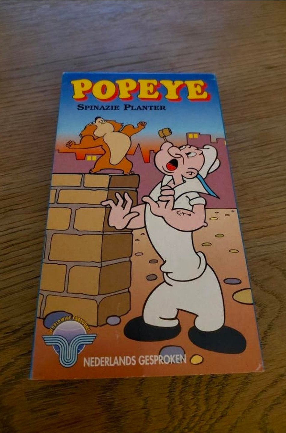 Popeye videoband Spinazie Vreter., Cd's en Dvd's, VHS | Kinderen en Jeugd, Gebruikt, Tekenfilm, Alle leeftijden, Ophalen of Verzenden