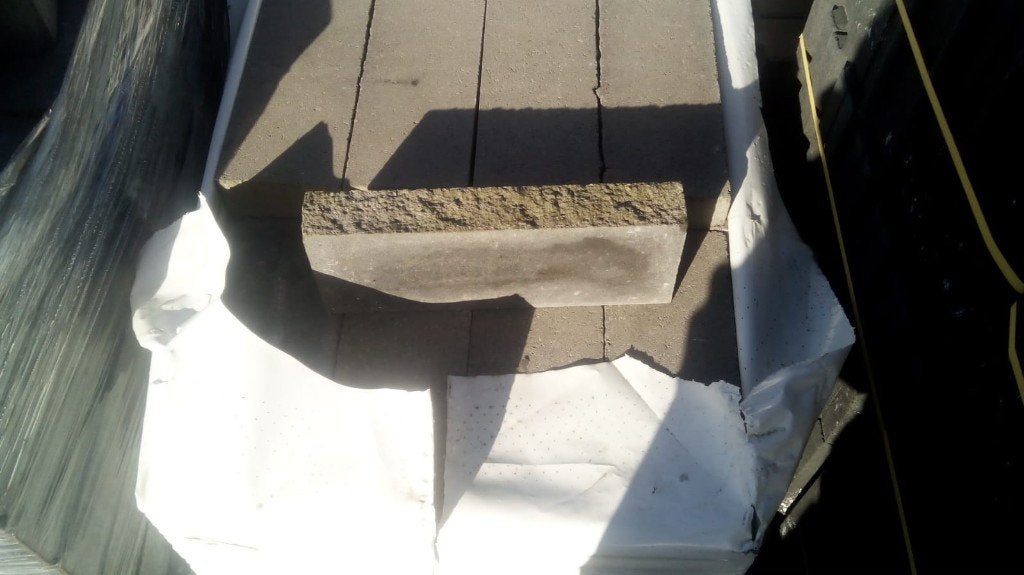 Stapelblok Wallblock Split Smook 15x6x40 cm, Ophalen, Overige materialen, Biels, Nieuw