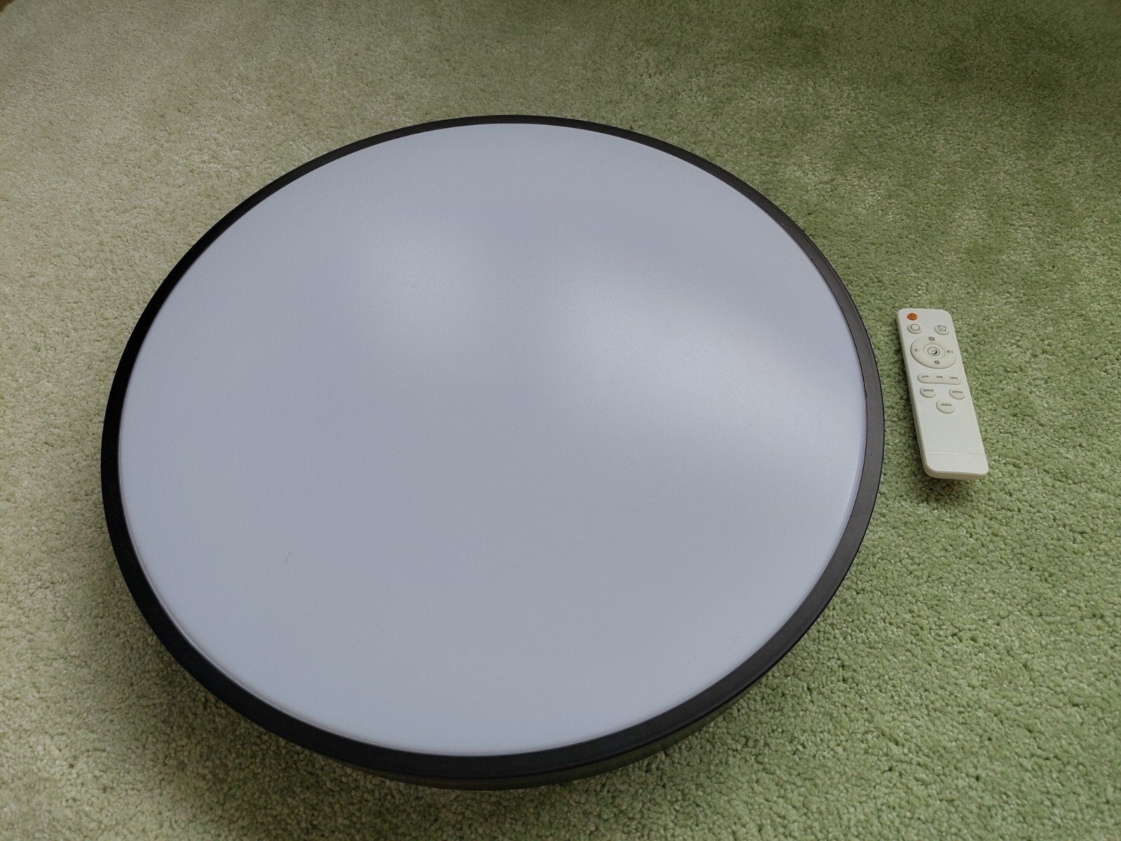 Brilliant plafondlamp Slimline zwart 49cm 60W, Ophalen of Verzenden, Gebruikt