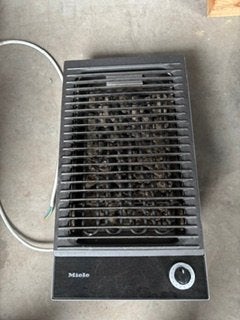 Miele inbouw grill, Ophalen of Verzenden, Zwart, Metaal, Overige merken