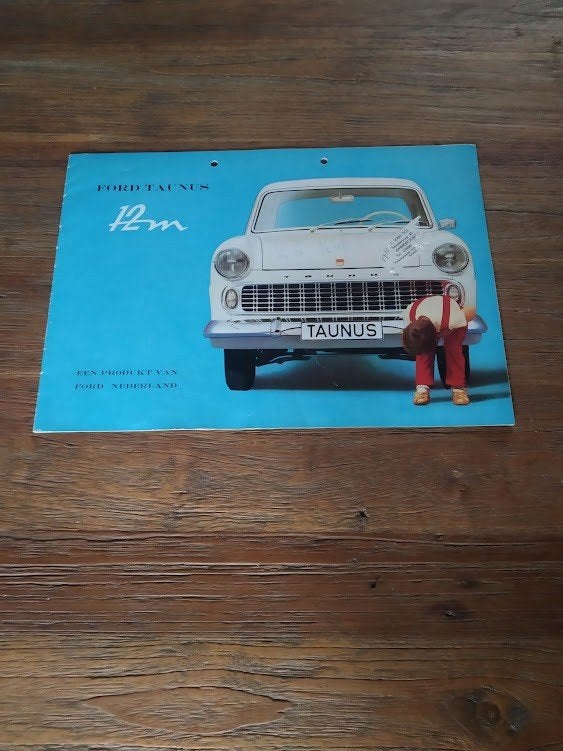 Ford Taunus 12 M [ 9 / 1961 ] 12 pag., Verzenden, Zo goed als nieuw, Ford