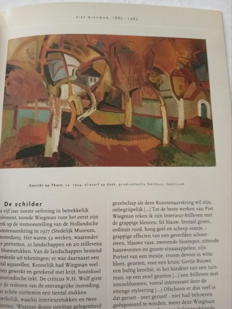 Piet Wiegman 1885-1963 - Museum Kranenburgh, Ophalen of Verzenden, Gelezen, Schilder- en Tekenkunst, Piet Wiegman